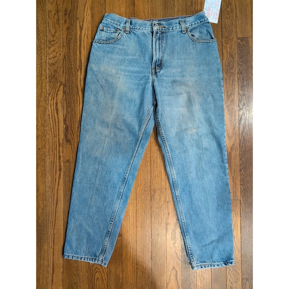 EUC Vtg. Levis 550 Red Tab Womens Jeans Med Wash Mid‎ Rise Cotton Denim 14 SHORT